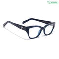 Voyage Glaze Blue Cateye Eyeglasses for Women (FPK26006FMG8130)