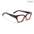 Voyage Glaze Demi Brown Cateye Eyeglasses for Women (FPK26006FMG8133)