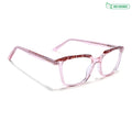 Voyage Glaze Pink Wayfarer Eyeglasses for Men & Women (FPK26009FMG8121)