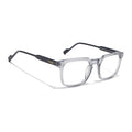 Voyage Glaze Grey Wayfarer Acetate Eyeglasses for Men & Women (FPK26012FMG8671)