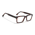Voyage Glaze Demi Brown Rectangle Acetate Eyeglasses for Men & Women (FPK26013FMG8637)