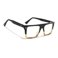 Voyage Glaze Black & Yellow Wayfarer Acetate Eyeglasses for Men & Women (FPK26014FMG8645)