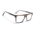 Voyage Glaze Brown Wayfarer Acetate Eyeglasses for Men & Women (FPK26014FMG8648)