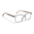 Voyage Glaze Transparent Square Acetate Eyeglasses for Men & Women (FPK26015FMG8657)