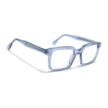 Voyage Glaze Blue Square Acetate Eyeglasses for Men & Women (FPK26015FMG8659)