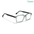 Voyage Glaze Green Wayfarer Eyeglasses for Men & Women (FPK26019FMG8118)