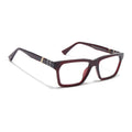 Voyage Glaze Wine Rectangle Acetate Eyeglasses for Men & Women (FPK26020FMG8682)