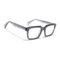 Voyage Glaze Grey Square Acetate Eyeglasses for Men & Women (FPK26021FMG8661)
