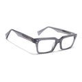 Voyage Glaze Grey Rectangle Acetate Eyeglasses for Men & Women (FPK26022FMG8651)