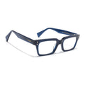 Voyage Glaze Blue Rectangle Acetate Eyeglasses for Men & Women (FPK26022FMG8654)