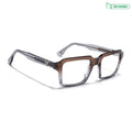 Voyage Glaze Brown Wayfarer Eyeglasses for Men & Women (FPK26023FMG8127)