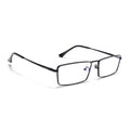Voyage Black Rectangle Eyeglasses for Men & Women (G025FMG8074)