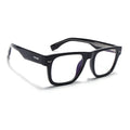 Obsidian | Voyage Black Wayfarer Eyeglasses for Men & Women (K026FMG8054)