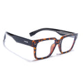 Obsidian | Voyage Demi Brown Rectangle Eyeglasses for Men & Women (K027FMG8028)