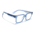 Obsidian | Voyage Blue Rectangle Eyeglasses for Men & Women (K027FMG8030)