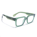 Obsidian | Voyage Green Rectangle Eyeglasses for Men & Women (K027FMG8031)