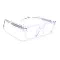 Obsidian | Voyage Transparent Rectangle Eyeglasses for Men & Women (K027FMG8032)