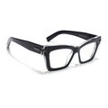 Voyage Black & Transparent Cateye Eyeglasses for Women (K048FMG8991)