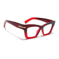 Voyage Red Cateye Eyeglasses for Women (K048FMG8992)