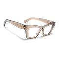 Voyage Brown Cateye Eyeglasses for Women (K048FMG8994)