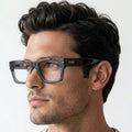 Obsidian | Voyage Grey Wayfarer Eyeglasses for Men & Women (K049FMG7999)