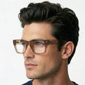 Obsidian | Voyage Brown Wayfarer Eyeglasses for Men & Women (K049FMG8000)