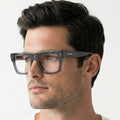 Obsidian | Voyage Grey Wayfarer Eyeglasses for Men & Women (K051FMG8063)