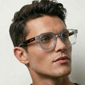 Obsidian | Voyage Grey Wayfarer Eyeglasses for Men & Women (KG2560FMG8069)