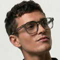 Obsidian | Voyage Light Brown Wayfarer Eyeglasses for Men & Women (KG2560FMG8071)