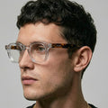 Obsidian | Voyage Transparent Wayfarer Eyeglasses for Men & Women (KG2560FMG8073)