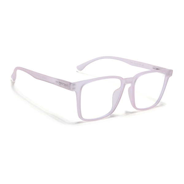 Voyage Air Pink Square Eyeglasses for Men & Women (TR01MG4530-C5)