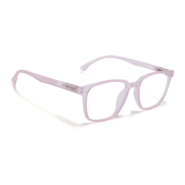 Voyage Air Pink Square Eyeglasses for Men & Women (TR03MG4550-C5)