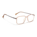 Eyejack Domino Matt Brown Square Eyeglasses for Men & Women (TR1003FCL1654-C11)
