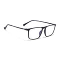 Eyejack Domino Matt Black Rectangle Eyeglasses for Men & Women (TR1006FCL1687-C2)