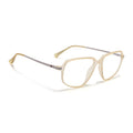 Eyejack Domino Yellow Square Eyeglasses for Men & Women (TR1009FCL1739-C12)