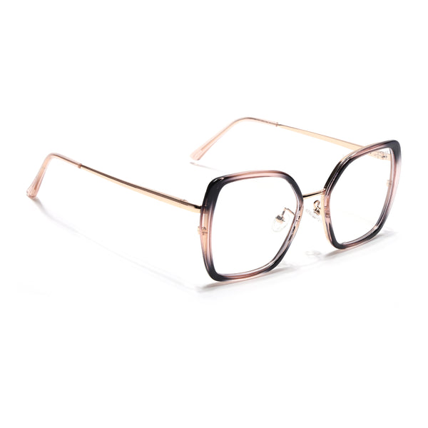 Voyage Glam Pink & Black Cateye Eyeglasses for Women (TR3010MG5143-C4)