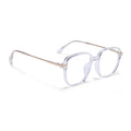 Voyage Transparent Square Eyeglasses for Men & Women (TR83054MG4968-C3)