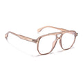 Voyage Maverick Transparent Brown Wayfarer Eyeglasses for Men & Women (TR85207MG4727-C2)