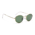 Malana | Olive Oval Sunglasses | Golden Frame - MG7551