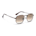 Malana | Brown & Clear Round Sunglasses | Brown Frame - MG7576