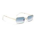 Malana | Grey & Clear Hexagonal Sunglasses | Golden Frame - MG7635