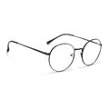 Voyage Metal Master Shine Black Round Eyeglasses for Men & Women (VG005MG5029-C2)