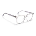 Voyage Transparent Grey Square Eyeglasses for Men & Women (VO8001MG4887-C2)