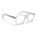 Voyage Maverick Transparent Grey Wayfarer Eyeglasses for Men & Women (VO8007MG4917-C2)