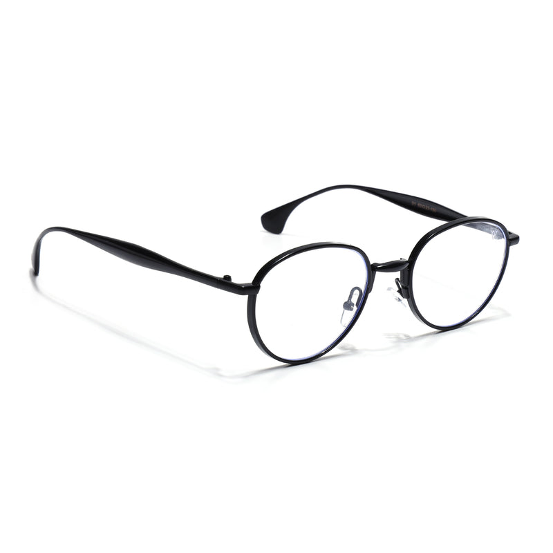 Sphere | Black Round Eyeglasses