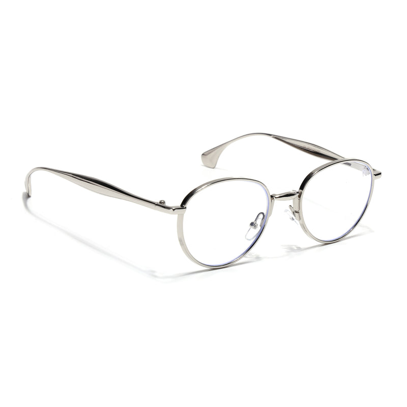 Sphere | Silver Round Eyeglasses