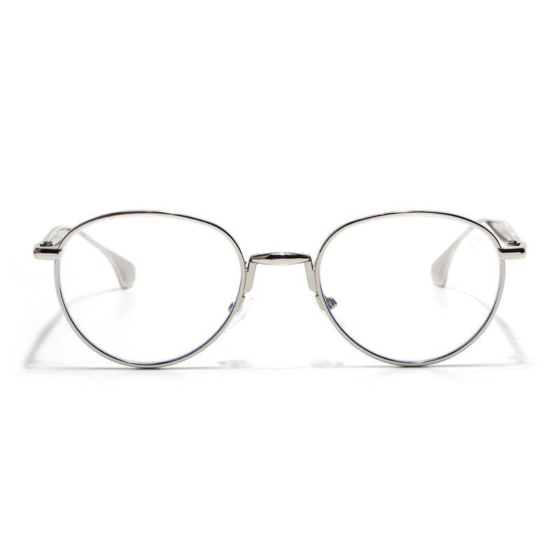 Sphere | Silver Round Eyeglasses