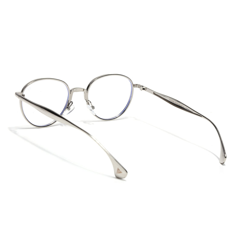Sphere | Silver Round Eyeglasses