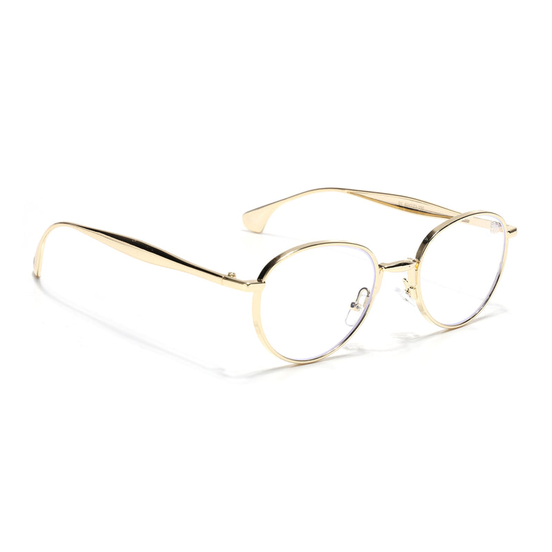 Sphere | Golden Round Eyeglasses