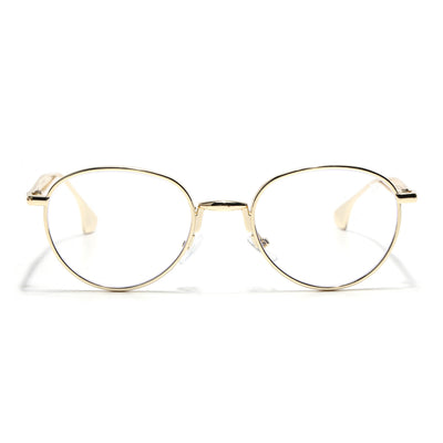 Sphere | Golden Round Eyeglasses